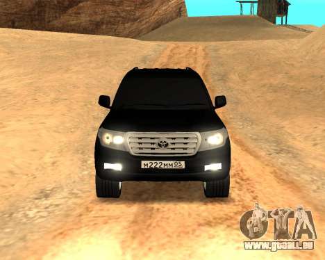 Toyota Land Cruiser 200 Stock pour GTA San Andreas