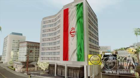 Iran Flag On Building pour GTA San Andreas