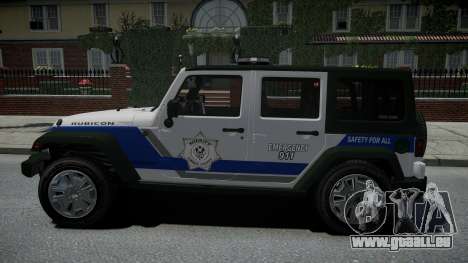 Jeep Wrangler Rubicon 2013 Police für GTA 4