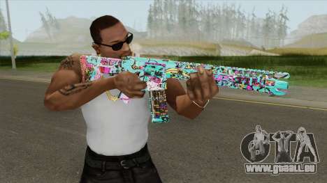 M4 (Cartoon Skin) pour GTA San Andreas