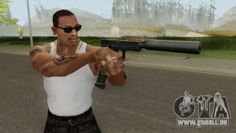 Contract Wars Glock 18 Extended Suppressed für GTA San Andreas