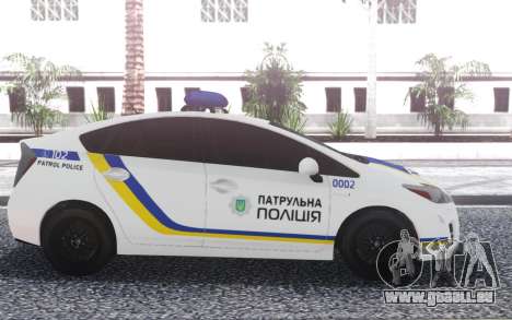 Toyota Prius Patrouille De La Police De L'Ukrain pour GTA San Andreas