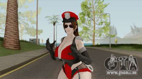 Mai Shiranui Police Uniform - Thicc Version für GTA San Andreas