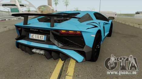 Lamborghini Aventador LP750-4 SV für GTA San Andreas