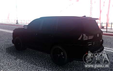 Lexus LX570 Superior Black Edition pour GTA San Andreas