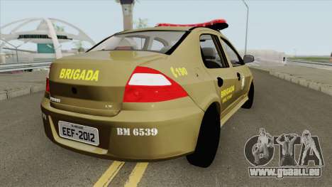 Chevrolet Prisma Brazilian Police pour GTA San Andreas