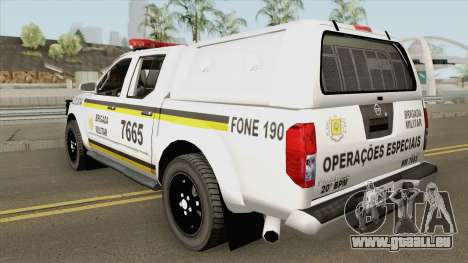 Nissan Frontier Brazilian Police (Clean) für GTA San Andreas