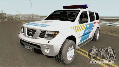 Nissan Pathfinder Magyar Rendorseg (Feher) pour GTA San Andreas