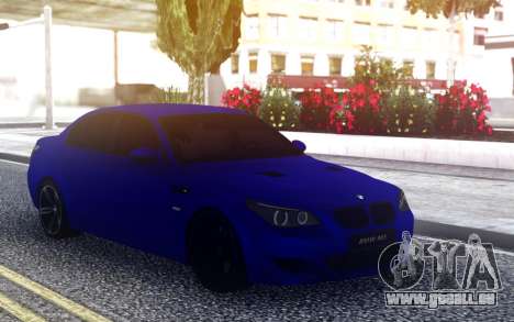 BMW M5 E60 Blue für GTA San Andreas