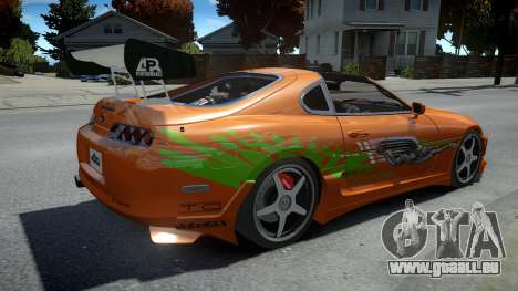 Toyota Supra Fast and the Furious pour GTA 4