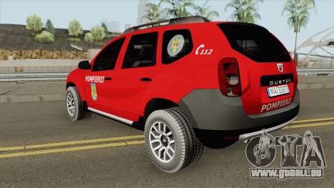 Dacia Duster Pompierii 2016 pour GTA San Andreas