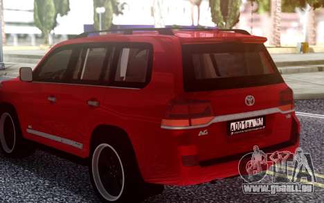 Toyota Land Cruiser 200 B7 pour GTA San Andreas