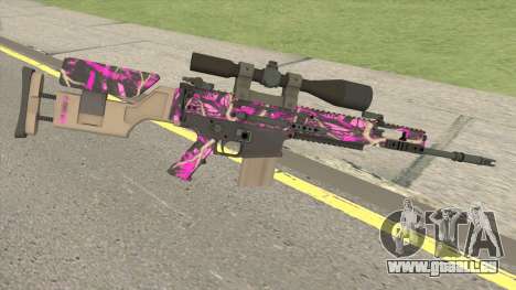 CS-GO SCAR-20 (Blaze Pink Skin) pour GTA San Andreas