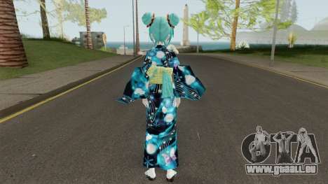 Miku Hatsune in Yukata Style pour GTA San Andreas