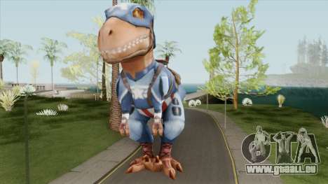 T-Rex Captain America From Avengers Academy pour GTA San Andreas