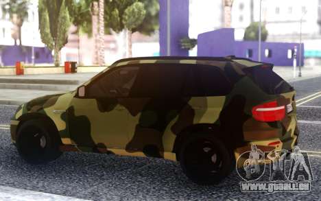 BMW X5M Dima Gordey (Camouflage) für GTA San Andreas