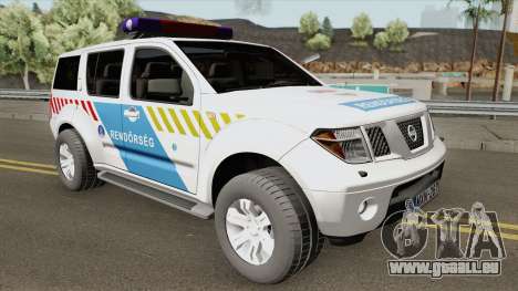 Nissan Pathfinder Magyar Rendorseg (Feher) für GTA San Andreas