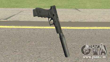 Contract Wars Glock 18 Suppressed für GTA San Andreas