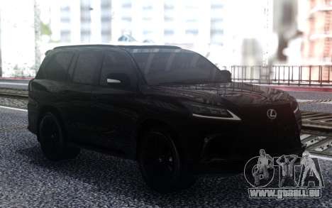 Lexus LX570 Superior Black Edition pour GTA San Andreas