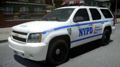 Chevrolet Tahoe NYPD Police 2015 pour GTA 4
