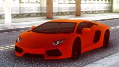 Lamborghini Aventador Lp700-4 Orange für GTA San Andreas