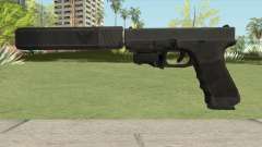 Glock 17 Laser Silenced für GTA San Andreas