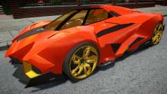 Lamborghini Egoista Orange pour GTA 4
