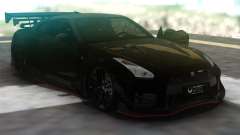 Nissan GT-R R35 Black pour GTA San Andreas