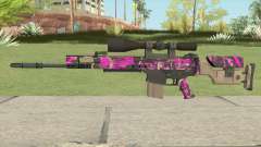 CS-GO SCAR-20 (Blaze Pink Skin) für GTA San Andreas