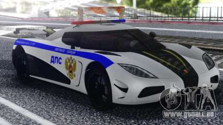 Koenigsegg Agera R Police pour GTA San Andreas