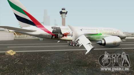 Airbus A380-800 (United For Wildlife Livery) pour GTA San Andreas