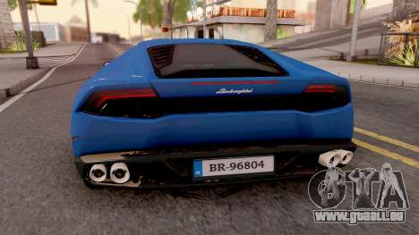 Lamborghini Huracan LP-700 pour GTA San Andreas