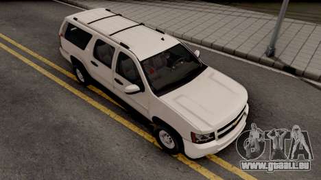 Chevrolet Suburban LT 2007 White für GTA San Andreas