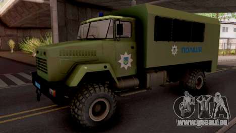 KrAZ-6322 De La Police De L'Ukraine pour GTA San Andreas