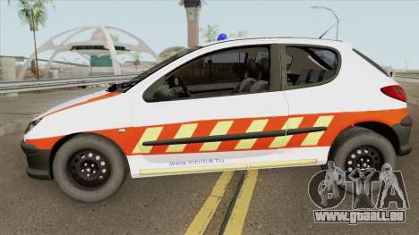 Peugeot 206 Mentoorvos pour GTA San Andreas