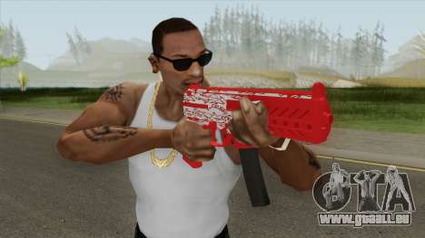 Submachine Gun MK2 (Red Woodlums) für GTA San Andreas