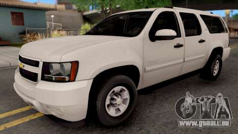 Chevrolet Suburban LT 2007 White pour GTA San Andreas