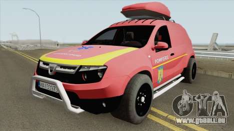 Dacia Duster - Pompierii 2010 pour GTA San Andreas