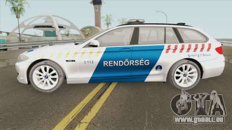 BMW 530d Magyar Rendorseg pour GTA San Andreas