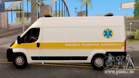 Fiat Ducato Ukraine Ambulance für GTA San Andreas