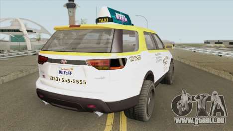 Vapid Scout Taxi V3 GTA V pour GTA San Andreas