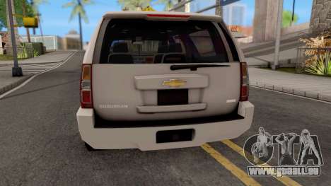 Chevrolet Suburban LT 2007 White für GTA San Andreas