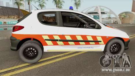 Peugeot 206 Mentoorvos pour GTA San Andreas