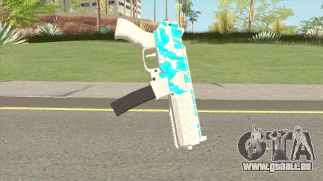 Submachine Gun MK2 (Ice) für GTA San Andreas