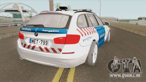 BMW 530d Magyar Rendorseg pour GTA San Andreas