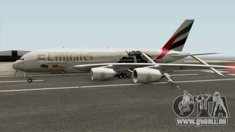 Airbus A380-800 (United For Wildlife Livery) für GTA San Andreas