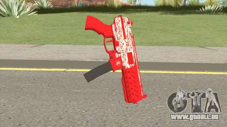 Submachine Gun MK2 (Red Woodlums) für GTA San Andreas