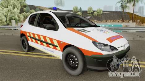 Peugeot 206 Mentoorvos pour GTA San Andreas