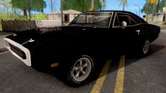 Dodge Charger 1970 Black pour GTA San Andreas