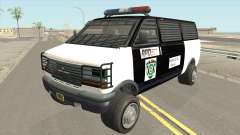 Declasse Burrito Police Transport R.P.D pour GTA San Andreas